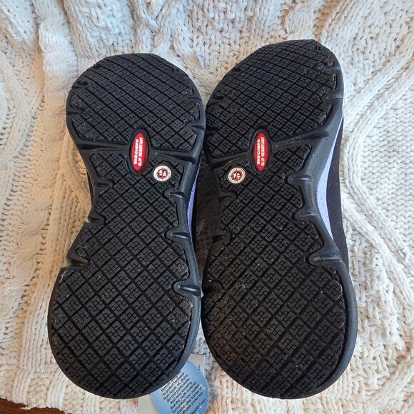 NEW Skechers Women's Arch Fit SR Evzan Alloy Toe Work Sneakers Size 8.5 Black‎ - Picture 6 of 8